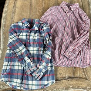 Bundle of 2 boys vineyard vines button down shirts